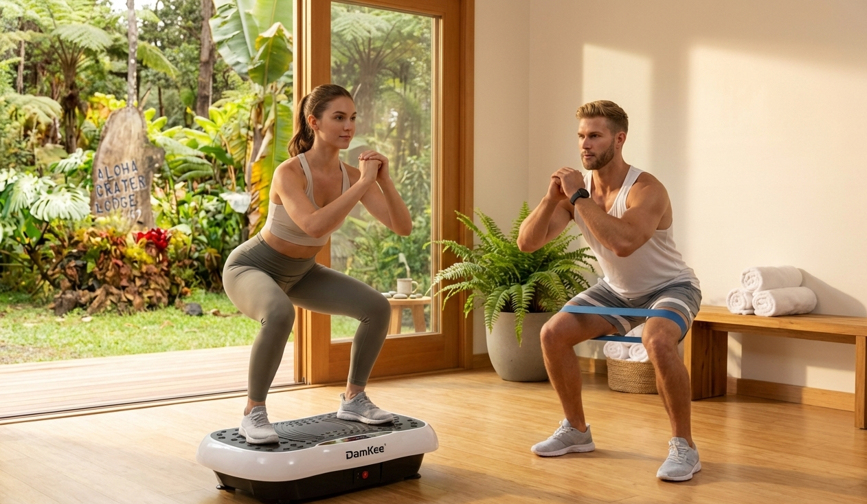 Vibration plate for muscle relaxation and recovery